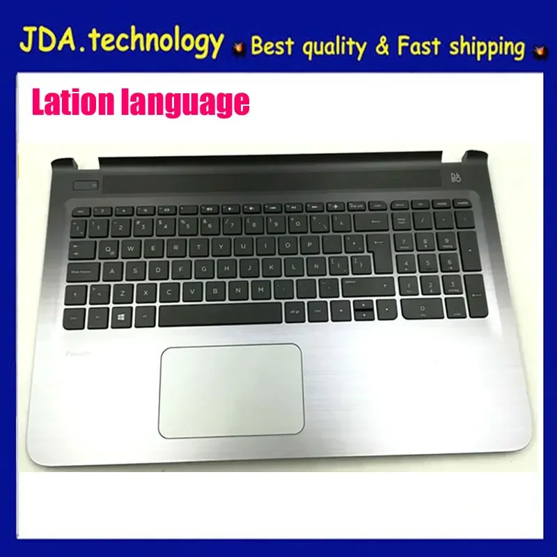 

MEIRROW New/Orig for HP Pavilion 15 15-AB 15-AB065TX TPN-Q159 TPN-Q158 Palmrest Latin keyboard upper cover Touchpad