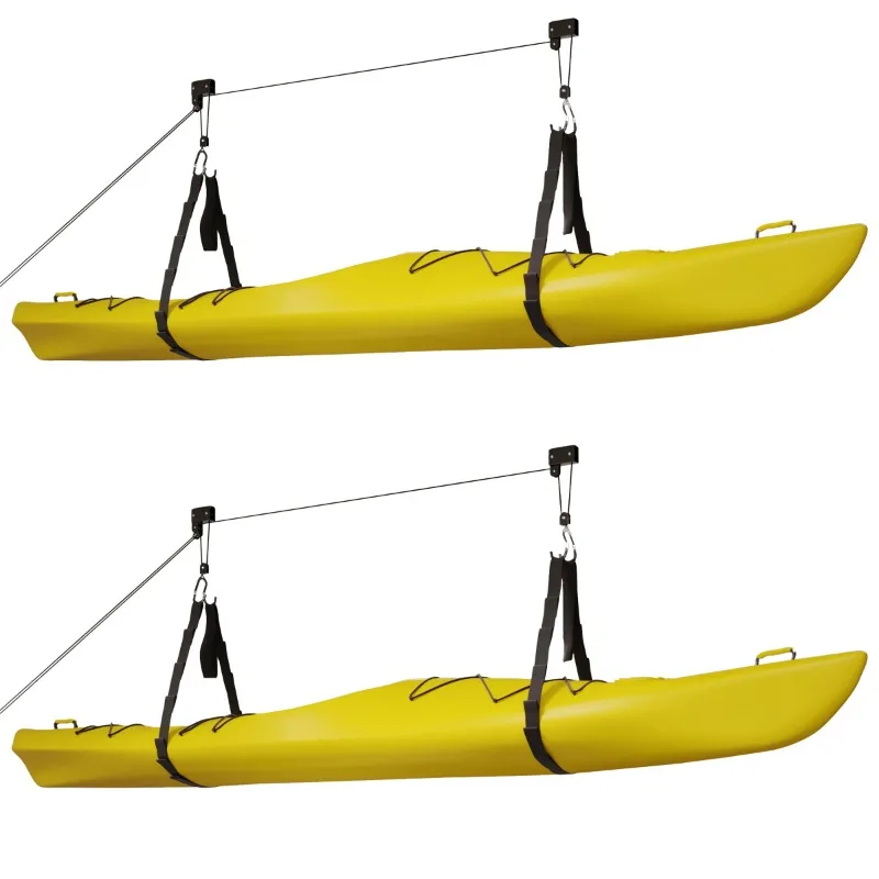 

RAD Sportz Overhead Kayak Hoist Pulley System for up to 12-Foot Ceilings with 2 Hangers