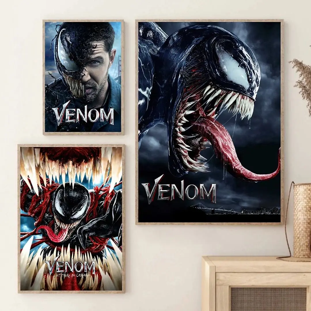 Disney Venom 2 Movie Poster Avengers Superhero Anime Modern Art Wallpaper Painting Picture Living Room Home Decoration Boy Gifts