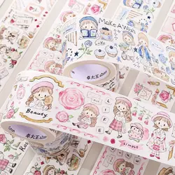 Zhuo Dawang Plakband Nieuw Product Nieuw Origineel Handboek Collage Cartoon En Papieren Tape Schattige Decoratieve Tape