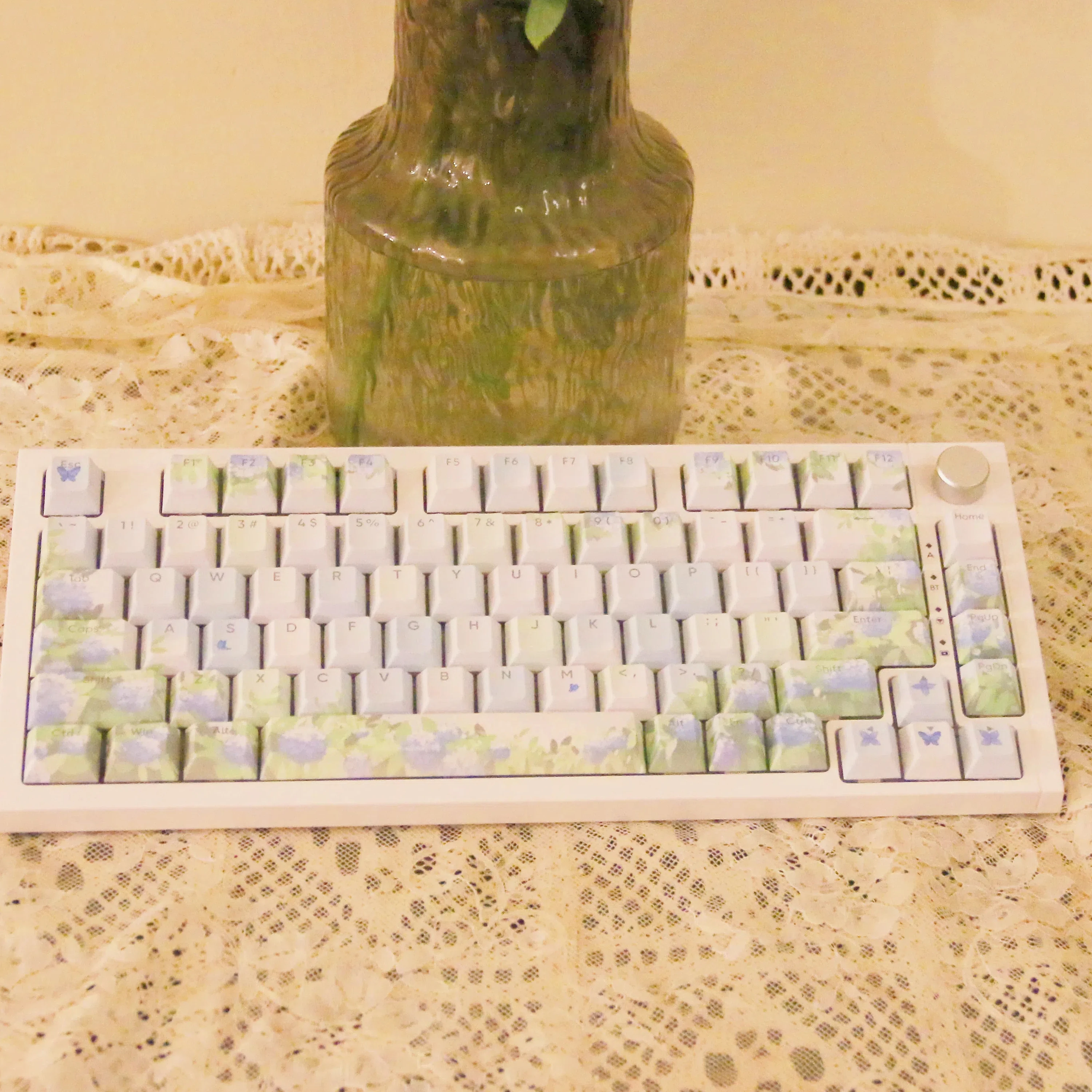 Eternal Summer Dye Sub PBT Keycaps 133 Keys Shine Through Keycaps Cherry Profile for Gateron MX Switches Keyboards