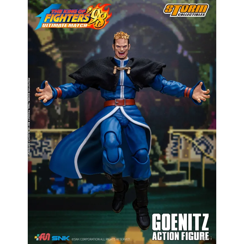 【Op voorraad】Originele Storm Collectibles THE KING OF FIGHTERS '98 ULTIMATE MATCH Leopold Goenitz Anime 1/12 Buyi Action Figure