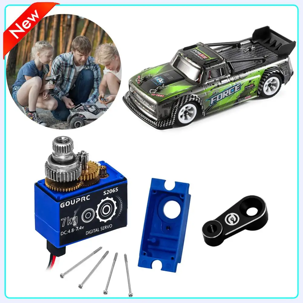 

7 кг водонепроницаемый RC цифровой микро сервопривод с сервоприводом, металлический сервопривод, цифровой сервопривод для TRX4 TRX6 SCX10 III 1/10 RC Car