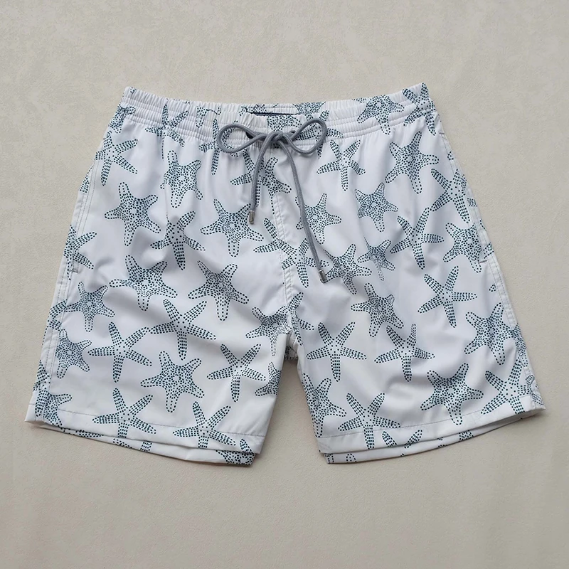 Pantalones cortos de playa con estampado de tortuga marina, Shorts transpirables de secado rápido con patrón completo de malla, alta calidad, 2024