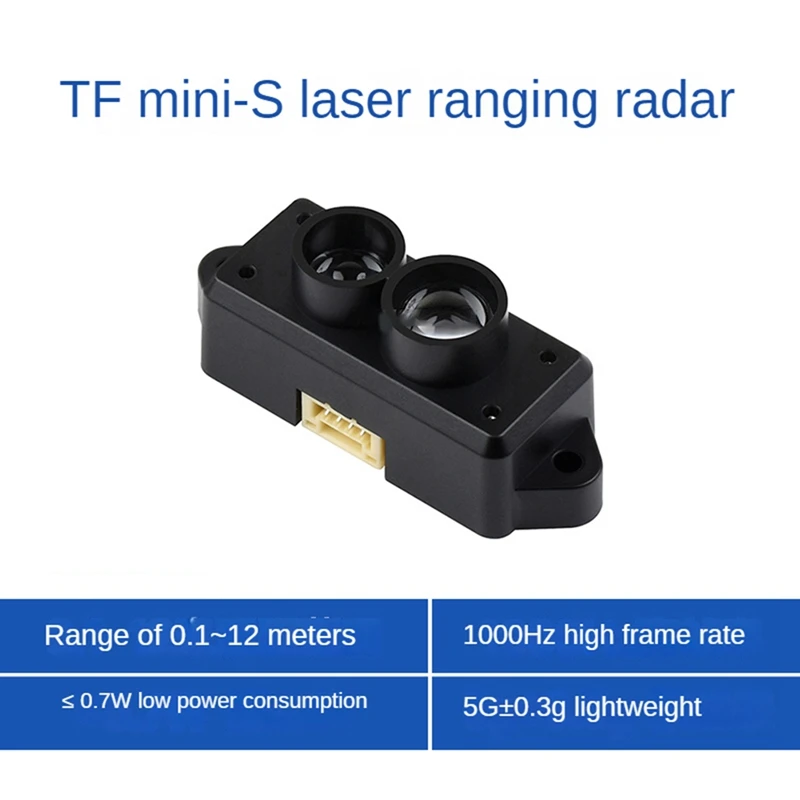 وحدة استشعار مكتشف المدى Lidar Tfmini-S قياس نطاق 12 متر نقطة واحدة مايكرو المدى