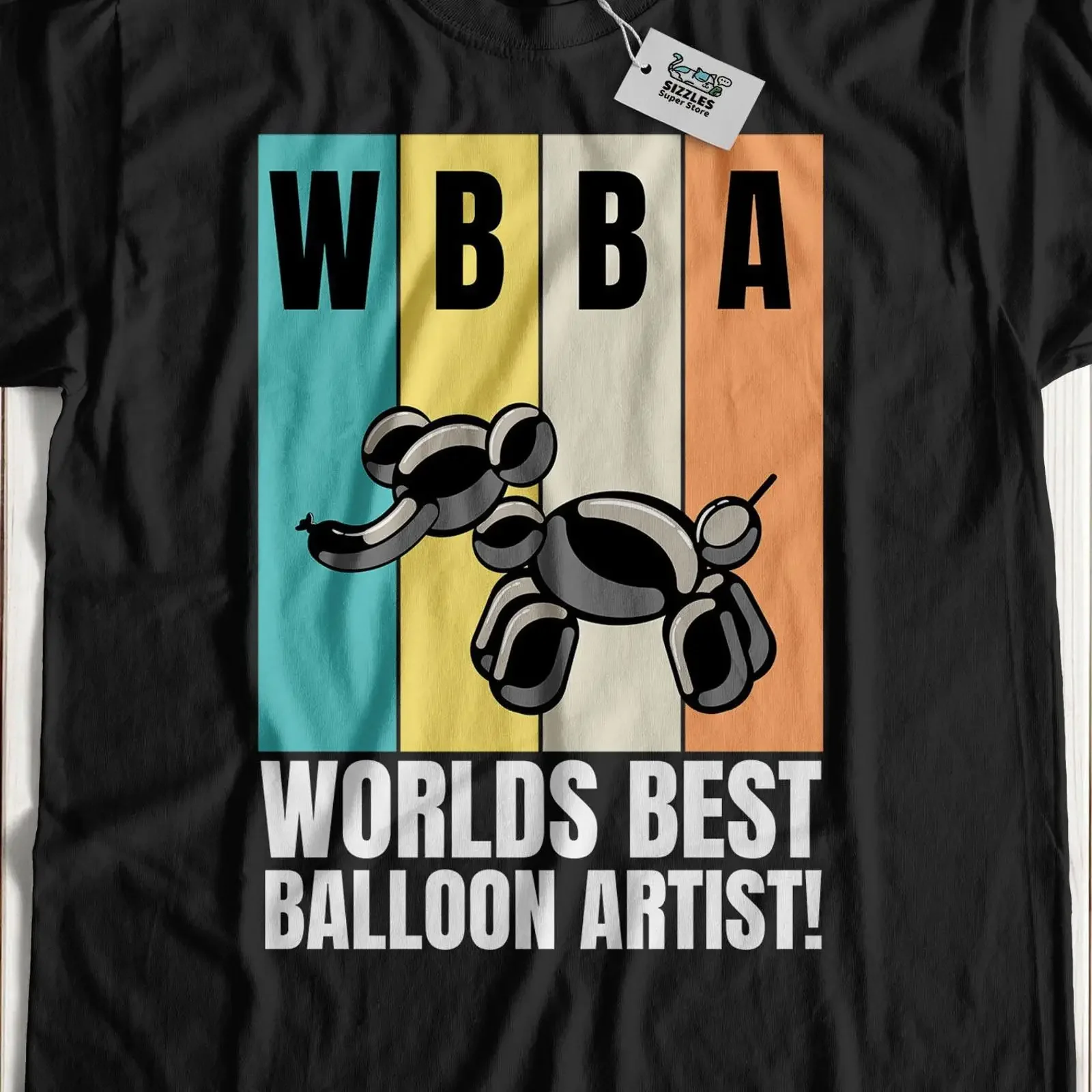 Funny Balloon Modelling T Shirt amp World 39 s Best Artist s For Animal Twisters vintage Washed designer clothes Versatile