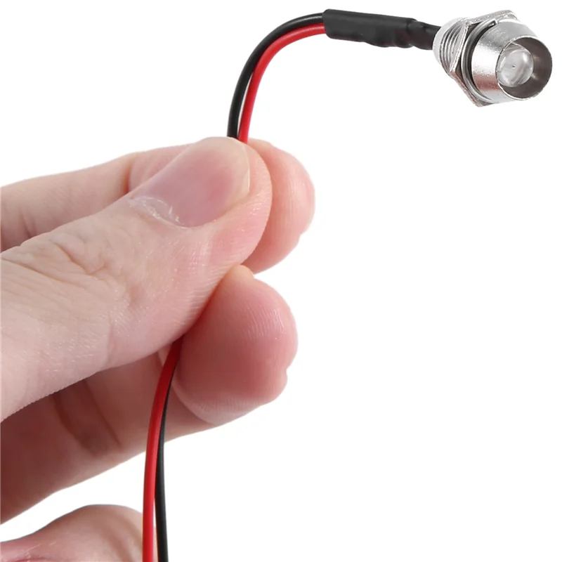 5 uds 2LED 5Mm faros piezas de repuesto RC luces LED para vehículo de derrape modelo 1/10, azul