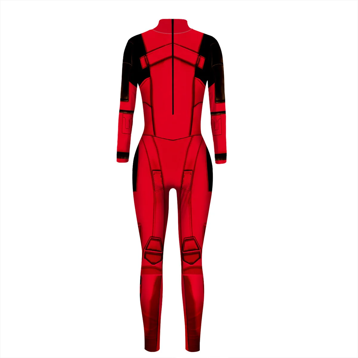 American Movies Deadpool Cosplay Wilson Jumpsuits 3D Digital Printing Slim Fit Jumpsuits for Men Superhero One-piece Leotard