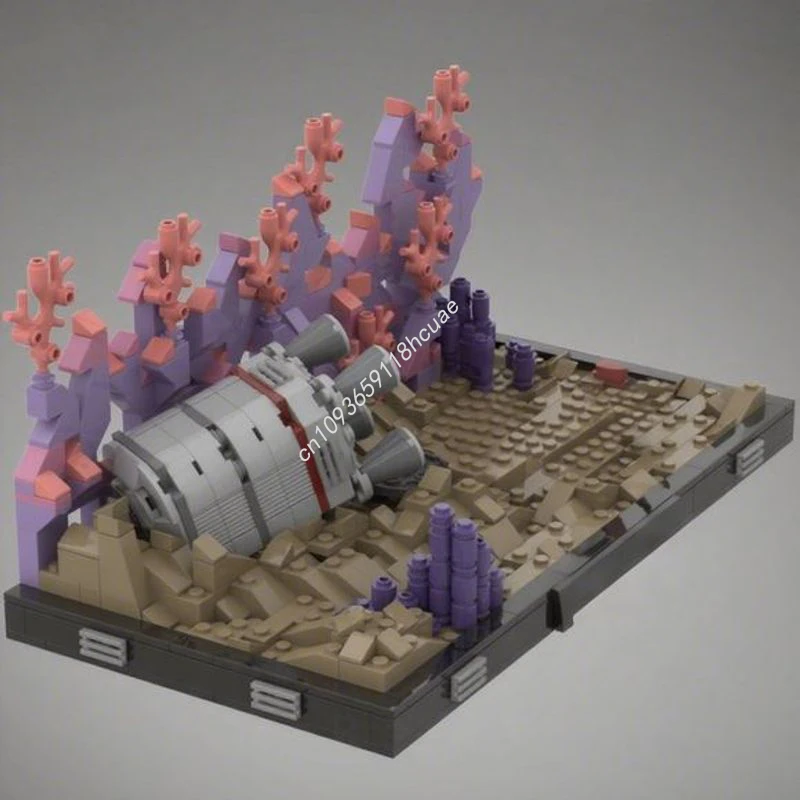 681pcs MOC Ambush Diorama Collection The Clone Wars Season Star Battle UCS Model Building blocks toys Christmas gifts