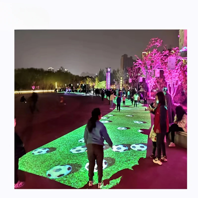 Interactive Projector Lamp with Software/System AR Game 3D Hologram Holographic Interactive Floor Holographic Projector