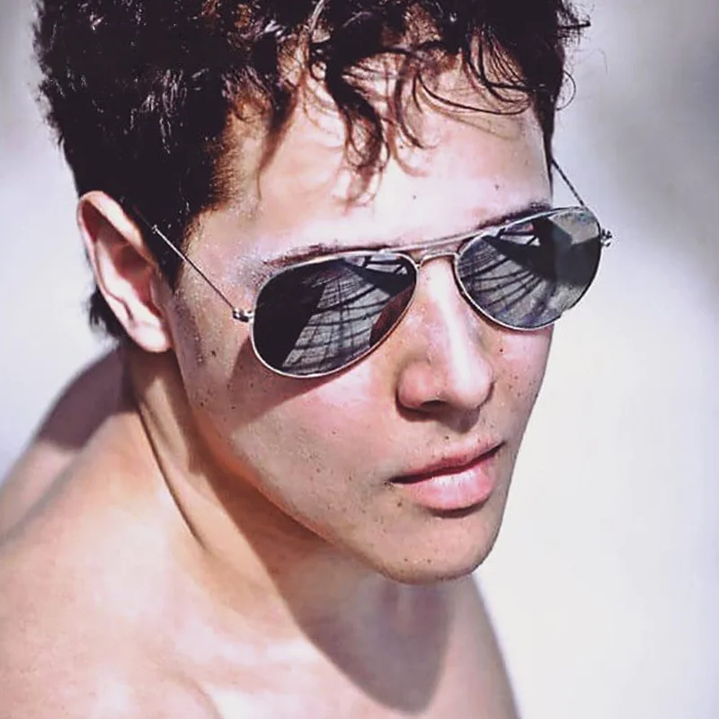 

New World Fashion Trend Brand Star Style Men's Pilot Sunglasses Outdoor Travel Driving Sunscreen UV400 Women's Luxury Sunglasses