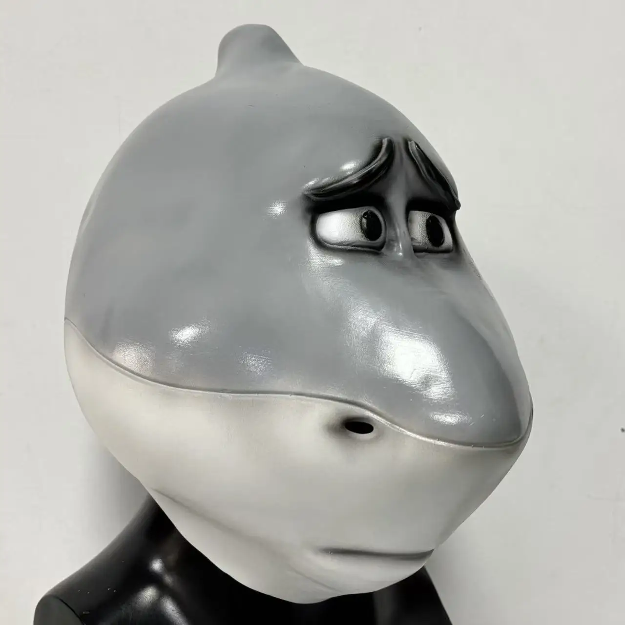 Delfin-Hai-Maske, Naturlatex-Tiermaske für Delfine und Haie, Vollkopfmaske für Halloween-Party, Cosplay und Kostümpartys – Detail 5