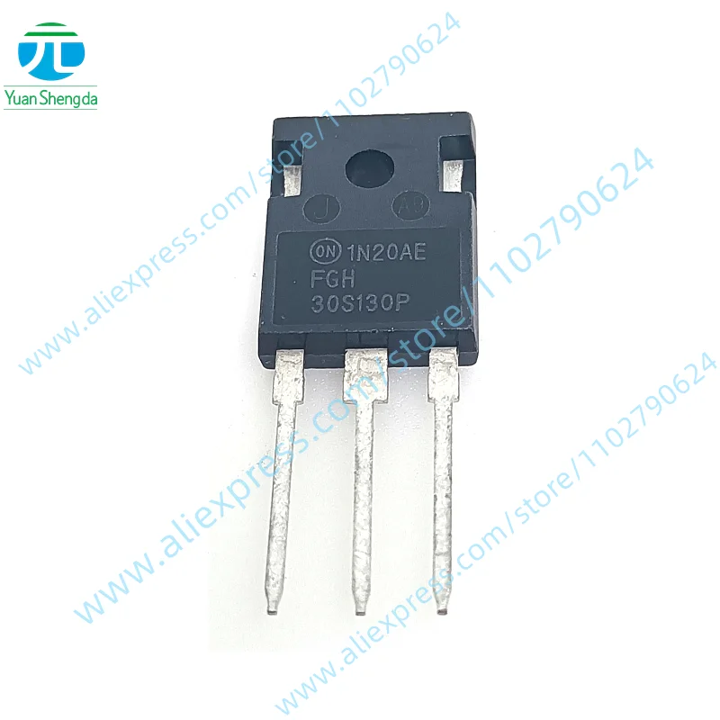 

5PCS New Original 30A/1300V IGBT Power Tube TO-247 FGH30S130P