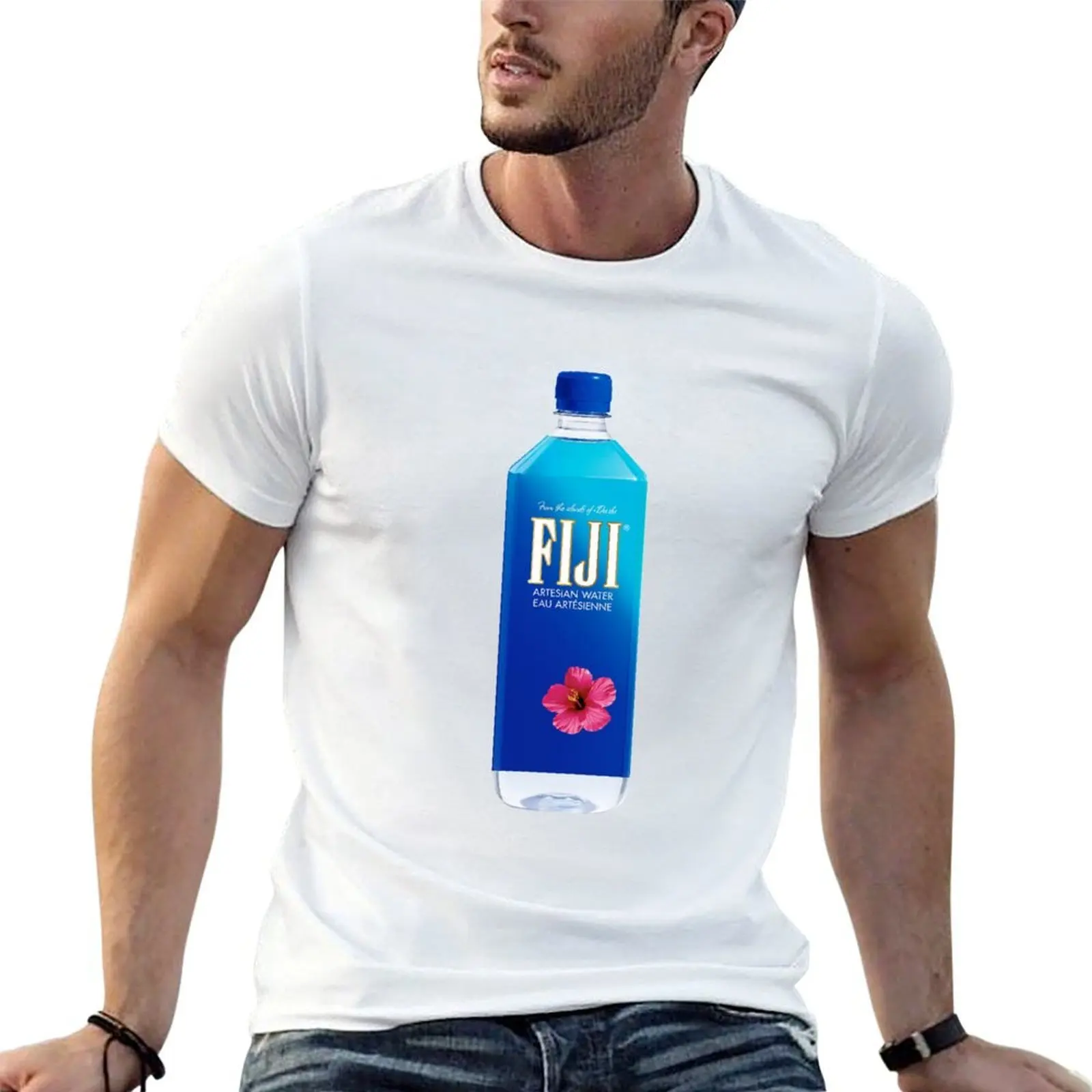 

FIJI Water Bottle T-Shirt anime t shirts for man t shirt man casual T-Shirt