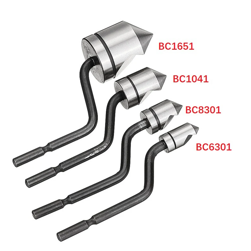 

5 Piece Deburring Tool Set Including NB1000 Handle and Chamfering Cutters for Various Material Processing Needs