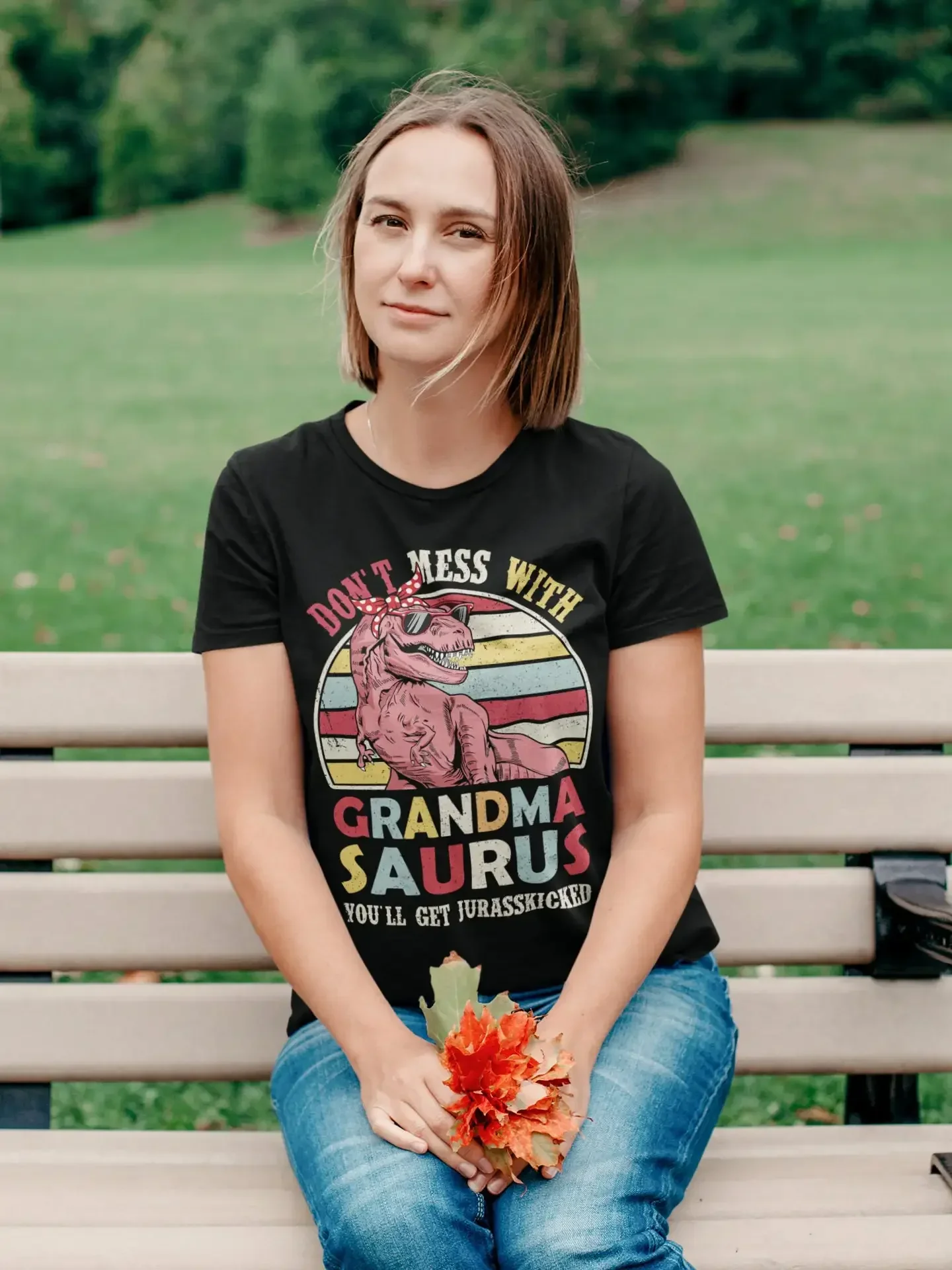 Grandma Saurus T Shirt GrandmaSaurus dinosaur Nana Birthday gift Mothers Day Granny
