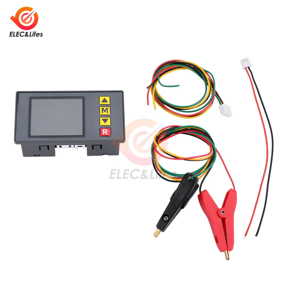 Original de Cuatro líneas TS457 DC5V Batería de Litio de Alta precisión Medidor de Resistencia Interna Probador Detector de Calidad 18650 Batería