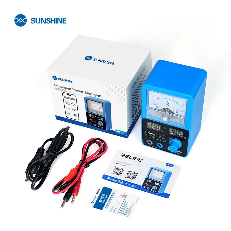 SUNSHINE P5 Mini-Smart-Netzteil, ausgestattet mit USB-C/USB-A-Anschlüssen, unterstützt 5 V/3 A-Ausgang, Echtzeit-Spannungs- und Stromanzeige – Detail 17