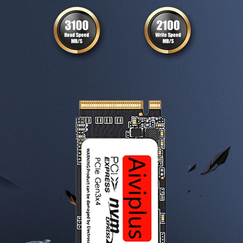 Aiviplus M.2 SSD NVME PCIE3.0 128GB 256GB 512GB 1T 2280 Solid State Disk ฮาร์ดไดรฟ์ภายในสําหรับแล็ปท็อปคอมพิวเตอร์ M2 SSD
