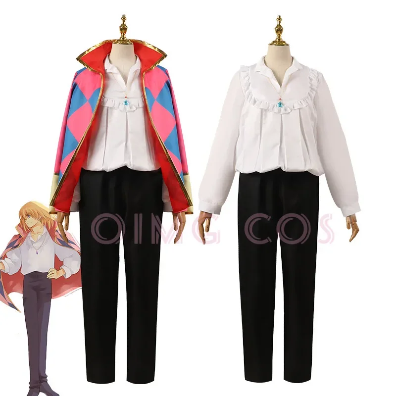 

Howl's Moving Castle Howl Cosplay Costume Adult Carnival Uniform Anime Halloween Party Costumes Masquerade Women Game