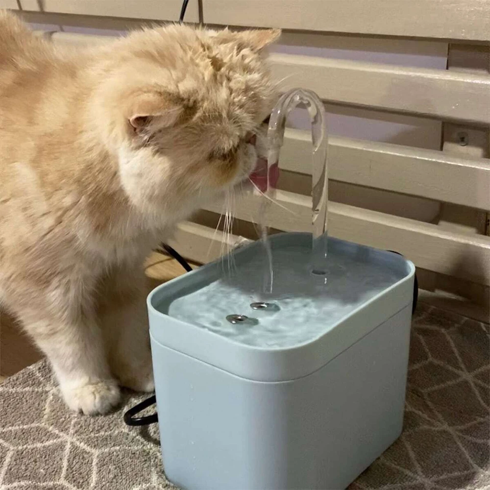 Cat Water Fountain Auto Filter USB Electric Mute Cat Drinker Bowl 1.5L Recirculate Filtring Drinker for Cats Pet Water Dispenser