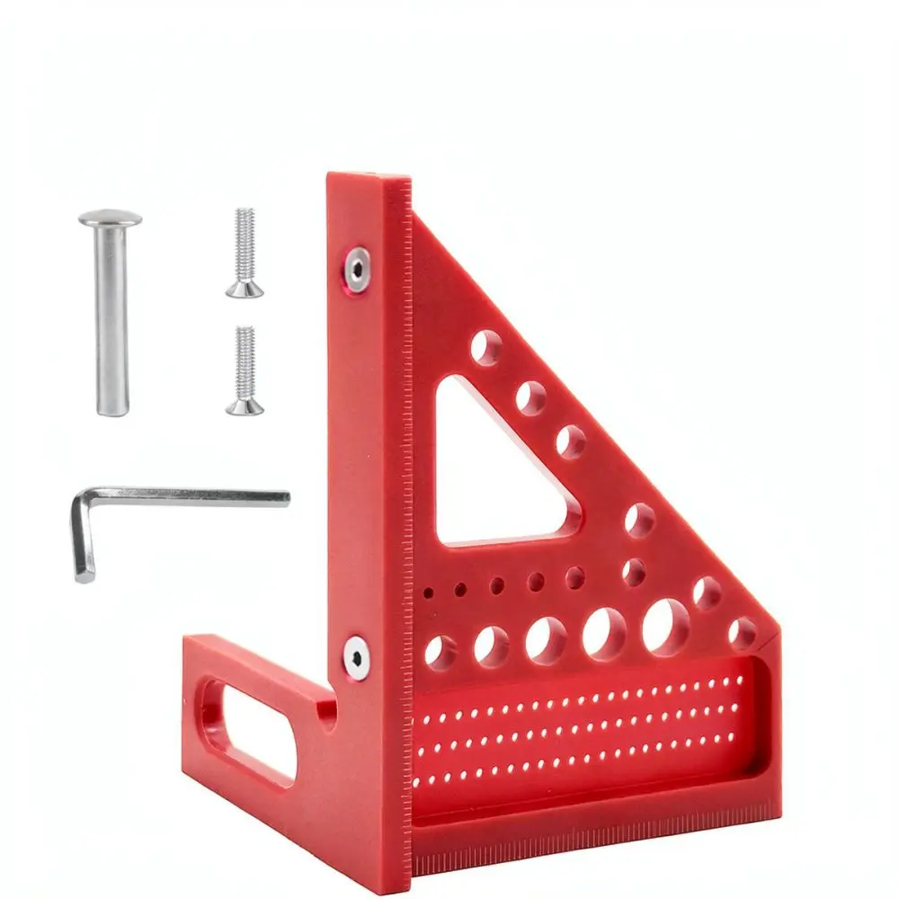 Ergonomic Woodworking Triangle Square Gauge Multifunction Measuring Tool For Precise Wood Layout Carpentry And Home Maintenance