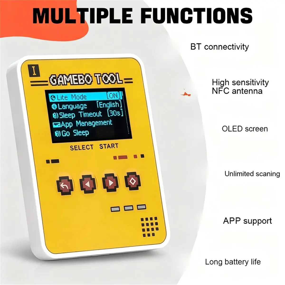 GAMEBO TOOL for NFC OLED Rechargeable Simulator Emulator for Switch for SWITCH2 for for for Kingdom A