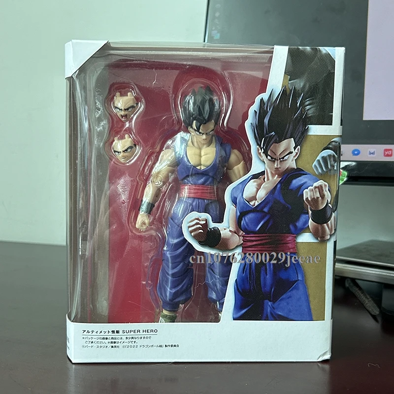 Shf Dragon Ball Son Gohan Beast Action Figure PVC Movable Collection Doll Anime 17cm Super Saiyan Gohan Figurine Model Toys Gift