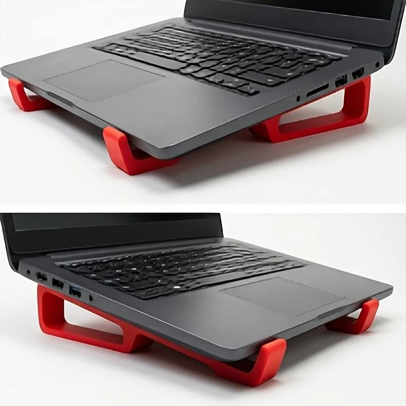 Portable laptop stand, ergonomic laptop booster, lightweight and compact heat dissipation bracket for desktop use