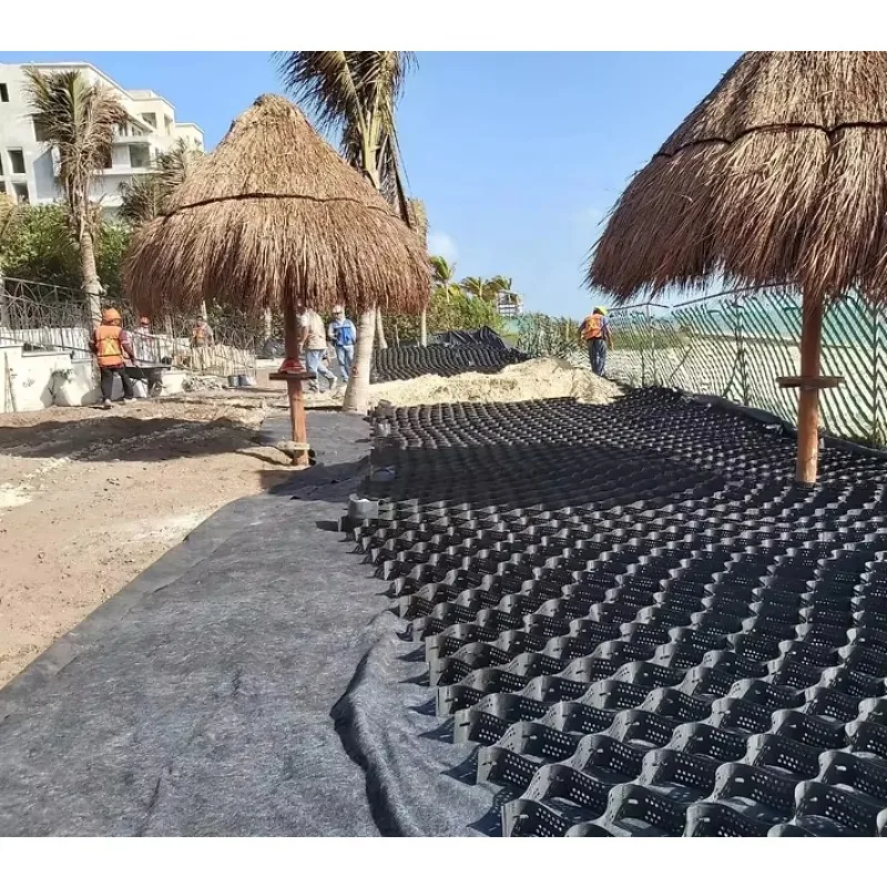 Price of small samples --Landscape River Bed Slope Protection Textured Perforated Hdpe Geocell