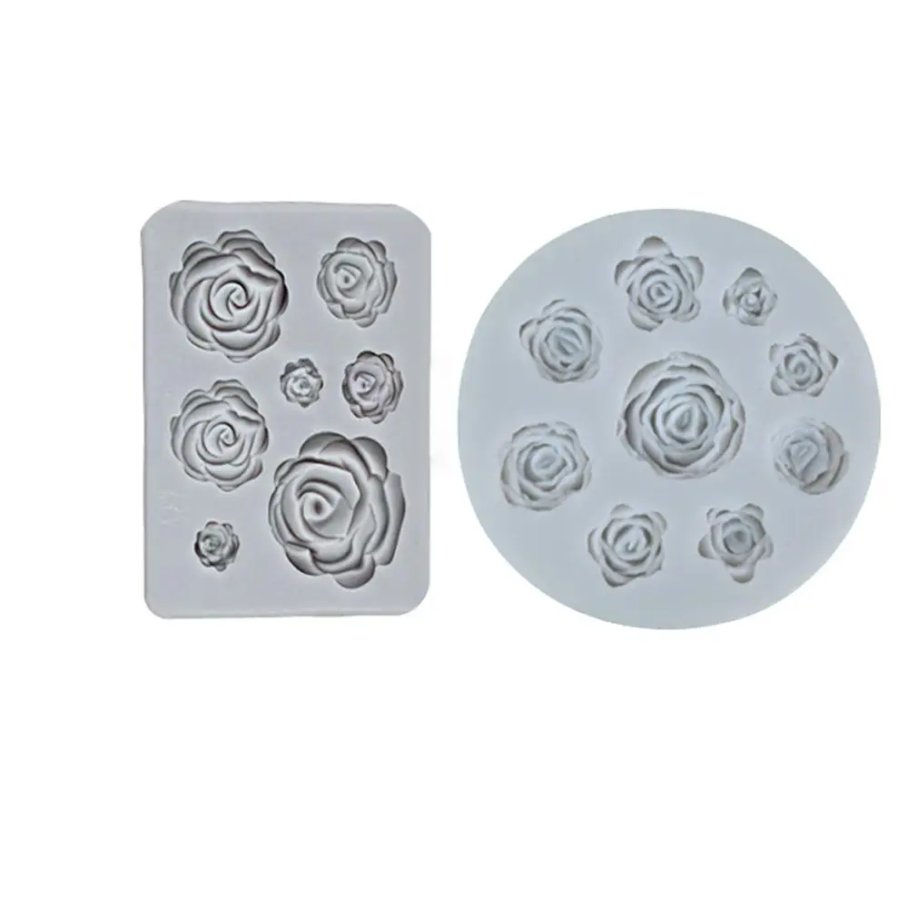 Rose Shaped Silicone Mold Perfect for DIY wedding cakes chocolates fondant candies and resin crafts Flexible and reusable
