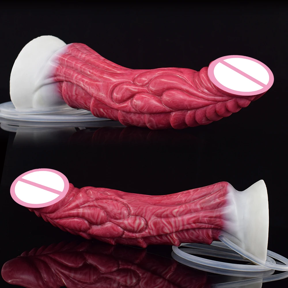 NNSX Realistic Squirting Dildo Anal Plug Silicone Dragon Penis Fantasy Masturbator Ejaculation Dick Adult Sex Toys For Women Men 4