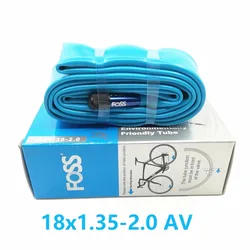 FOSS 18 Inch Bicycle Tube 18*1.35-2.0 AV/ Schrader Valve MTB Mountain Bike Road Folding Bicycle TPR Rubber Inner Tire Taiwan