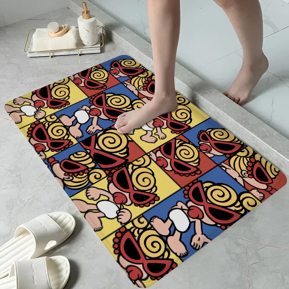 Japan Fashion Hysteric Mini Hallway Carpet Non-Slip Laundry Room Mat Laundry Decor Balcony Child Living Room Bedside Area Rugs