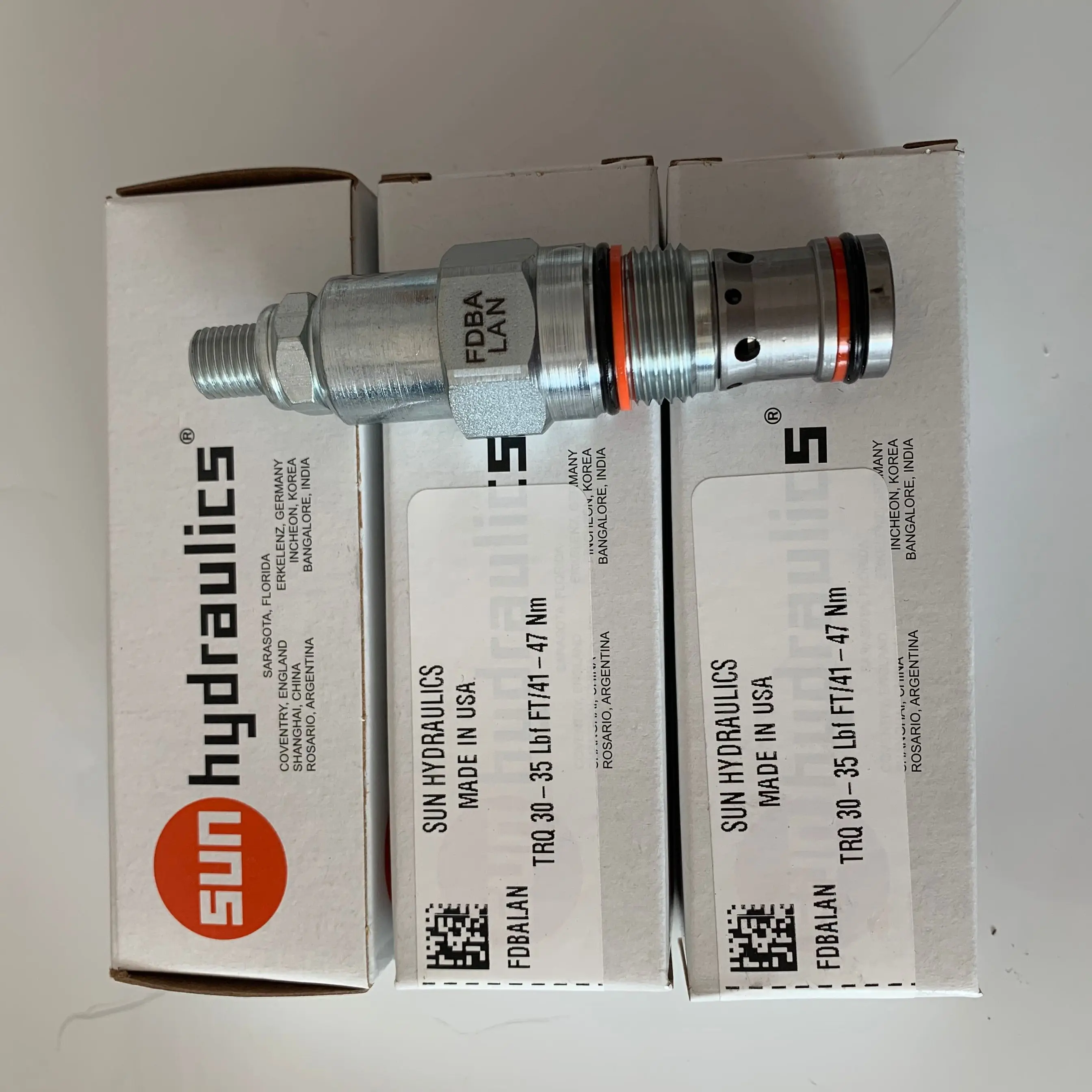 FDBA-LAN FDBALAN FDEA-LAN FDEALAN FDEA LAN FDBA SUN Hydraulics Origin Fully Adjustable Pressure Compensated Flow Control Valve