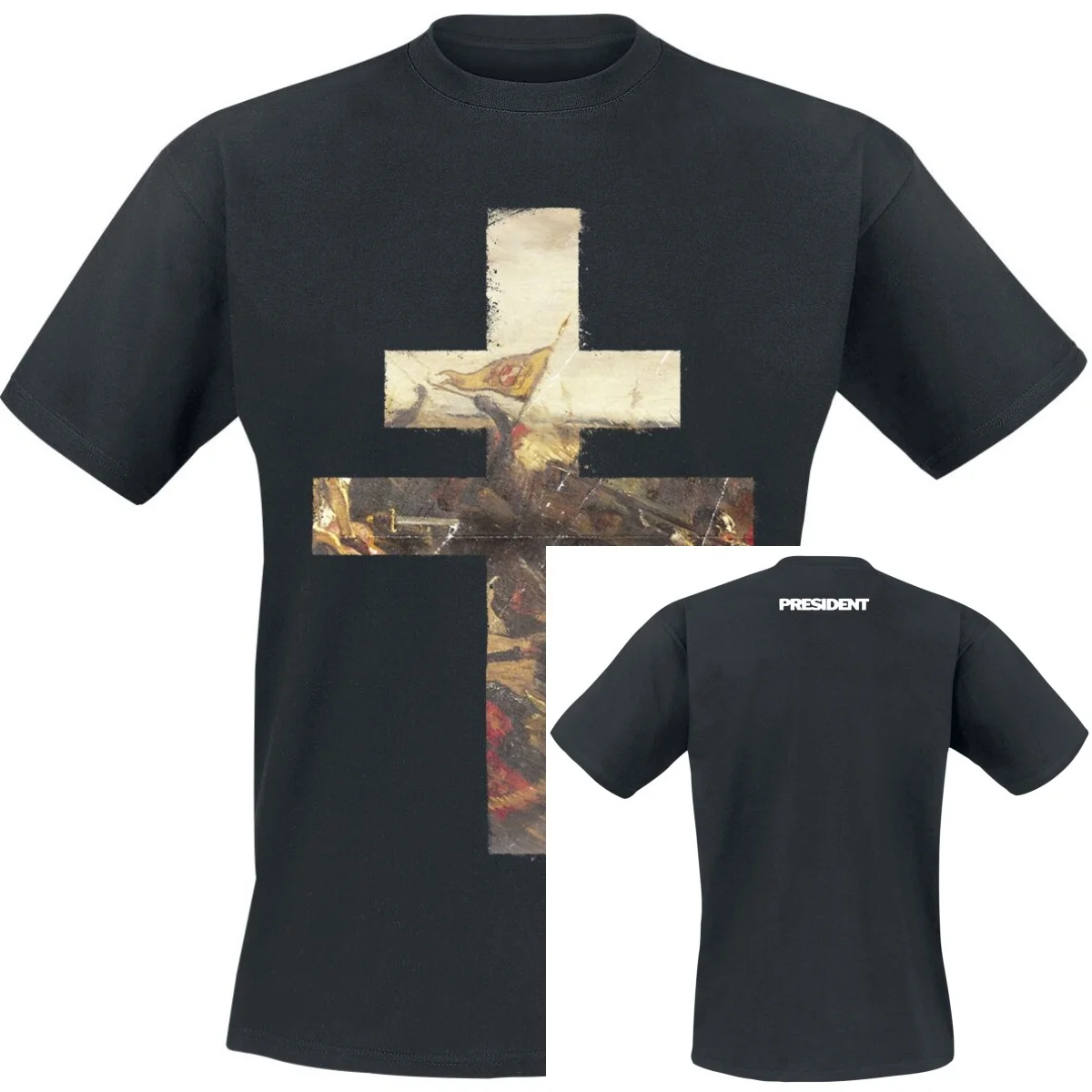 President Graphic Cotton Band T-shirt Unisex Summer Short Sleeve Fashion Brand Tee Luxury Casual Vintage Tees