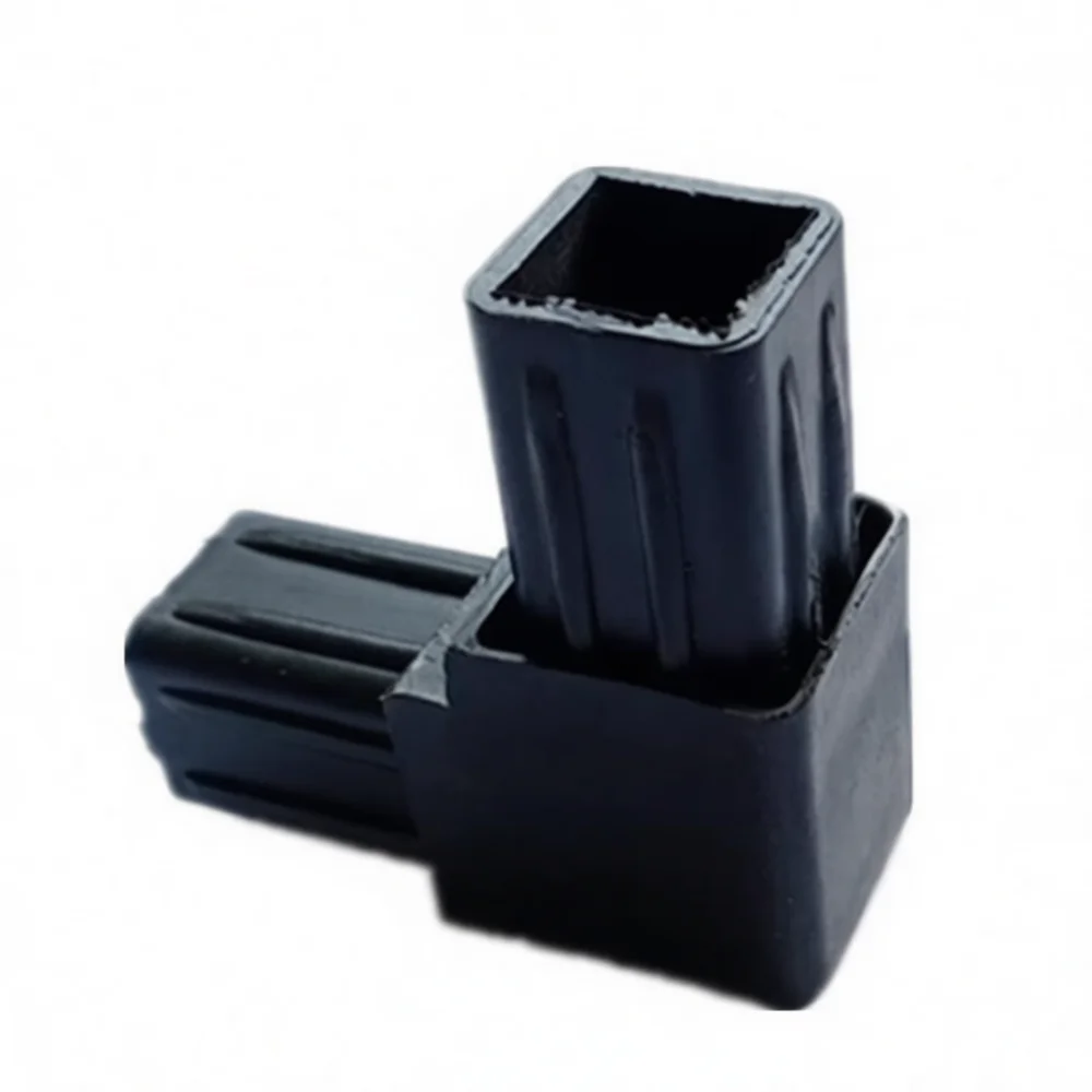 Professional Plastic Square Pipe Joiner Versatile Assembly Fitting For Display Rack Stand And Furniture Frame