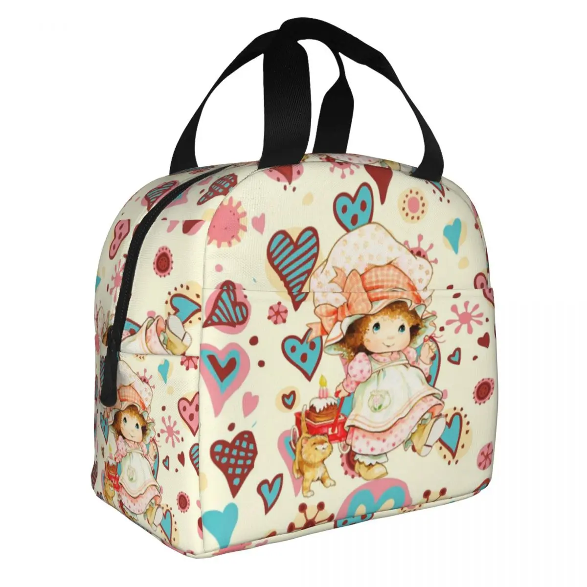 Custom Cartoon Animation Sarah Kay Insulated Lunch Tote Bag for Women Resuable Thermal Cooler Bento Box Outdoor Camping Travel