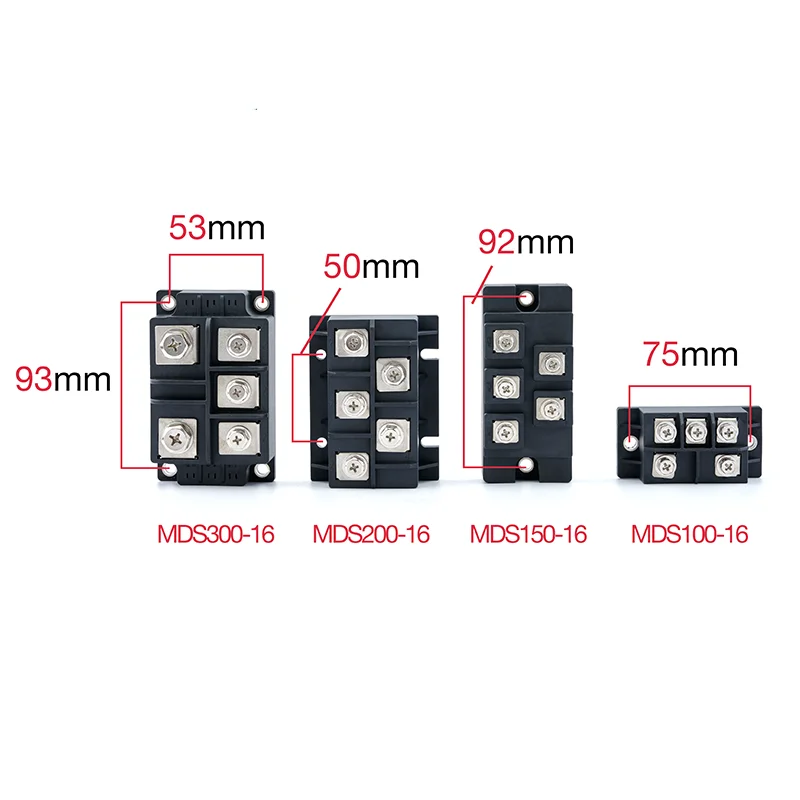 MDS Silicon Diode Bridge Rectifier Module Diesel Generator Parts 100A 200A 250A 300A