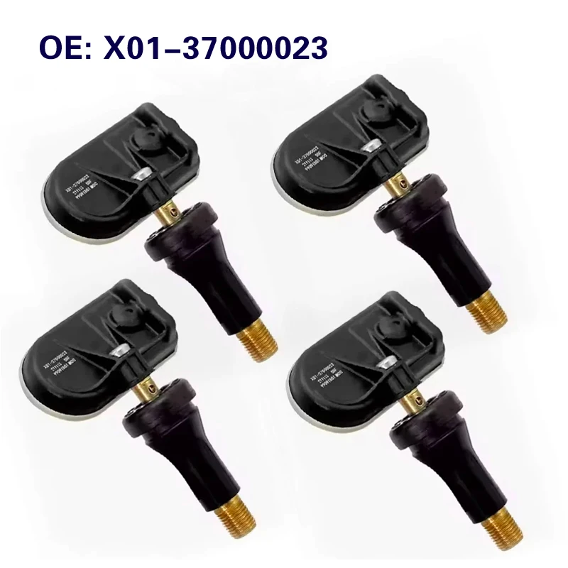 4Pcs TPMS Sensor X01-37000023 Tire Pressure Sensor 433MHz For Leading Ideal L7 L9 ONE 2021-2024 X0137000023, X01 37000023