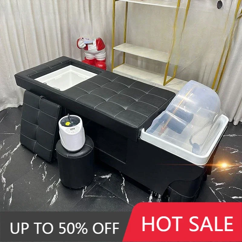 

Salon Chair Hair Stylist Spa Bed Complete Beauty Washbasin Aesthetic Styling Chairs Women Basin Wash Sedia Mobility Hairdressing