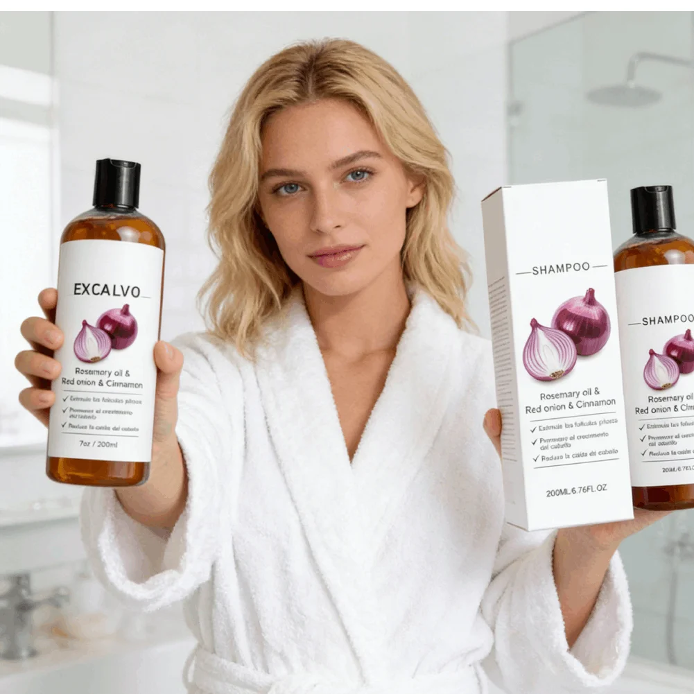 

Шампунь с маслом лука: глубокое питание, увлажнение, против выпадения волос, восстановление поврежденных и секущихся волос, укрепление кожи головы, очищение и успокаивающий уход.