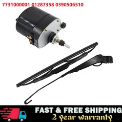 12V Universal Windshield Wiper Motor With Arm And Blade 01287358 7731000001 0390506510 Suitable For Fishing Boat Caravan