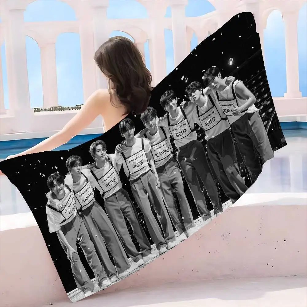 Kpop Group A-Alpha D-Drive O-One Big Microfiber Beach Towels Quick Dry Towel Sand Beach Towels Pool Towel for Travel Swim Pool