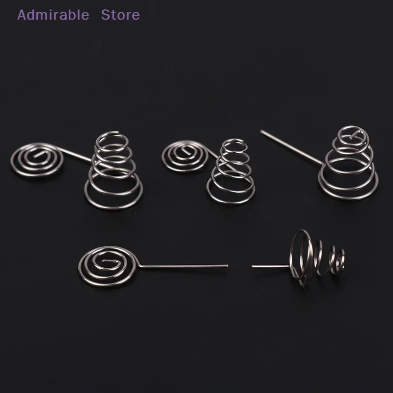 w5PCS AAA Battery NIckel Wire Spring AA Battery Negative And Positive Coils Spring Contact Plate DIY Accessories