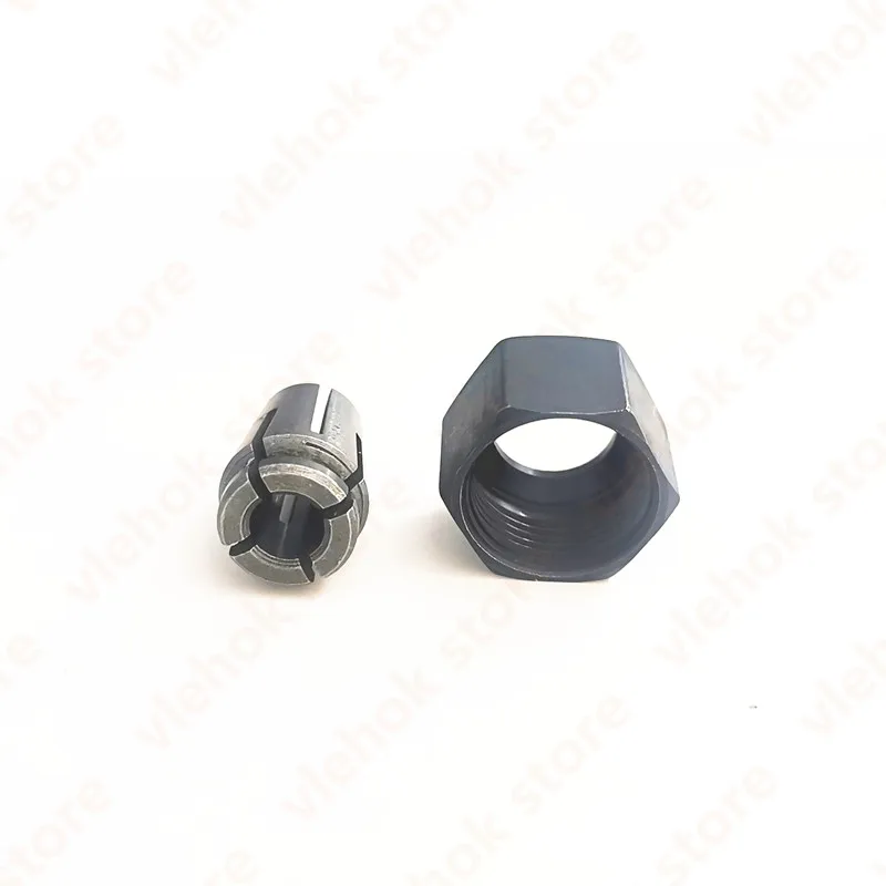 Iron Chuck Cap Nut part Collet 6mm cone Replace for  193012-1 763645-2 GD0800C GD0810C GD0811 Power tool accessories tools