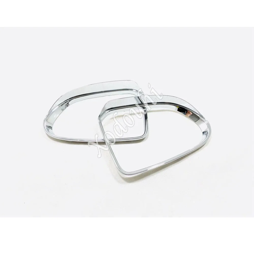 Car Stick Eyebrow Rear View Side Glass Mirror Trim Frame Rain Shield Sun Visor For Hyundai Santa Fe SantaFe 2019 2020 2021-2024