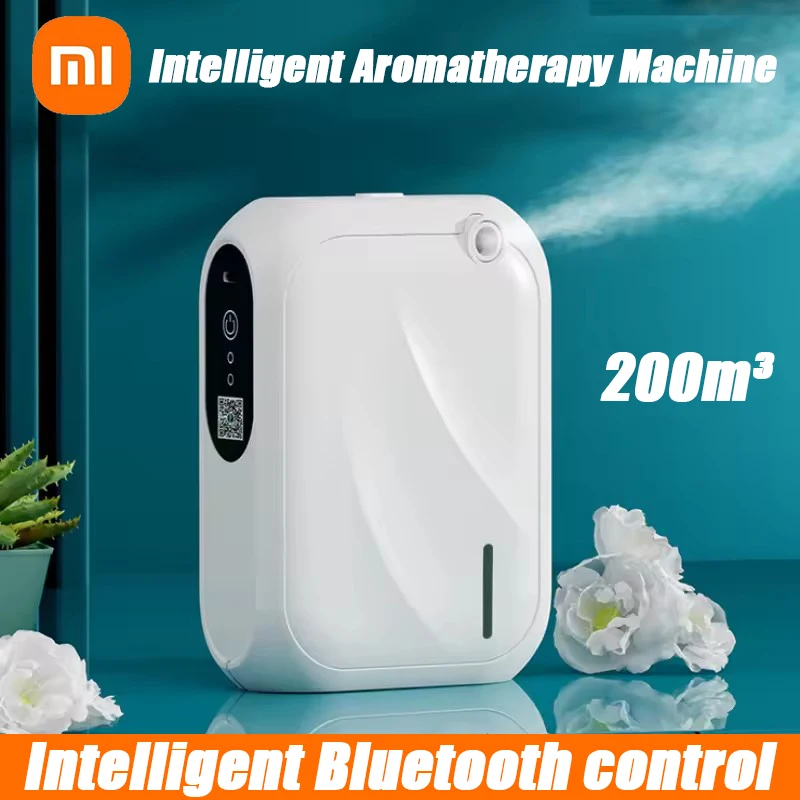 Xiaomi 200M ³ Geurmachine Hotel Aroma Diffuser Muur Gemonteerde Etherische Olie Diffuser Voor Thuisgeur Bluetooth App Control