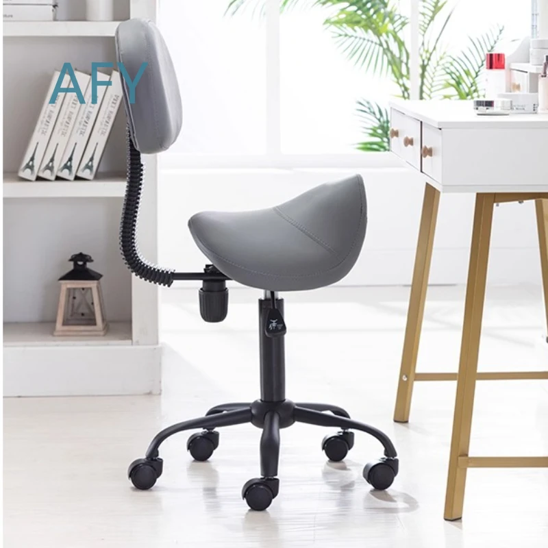 Saddle Stool for Pet Grooming Bench for Hair Salon Hydraulic Chair for Cashier Seat Ergonomic Adjustable Height Silent Brake