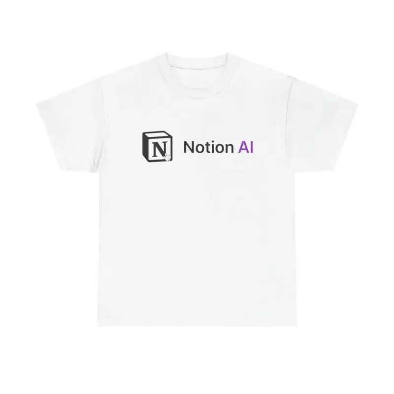 Notion AI T Shirt cool software work tech artificial intelligence graphic tee